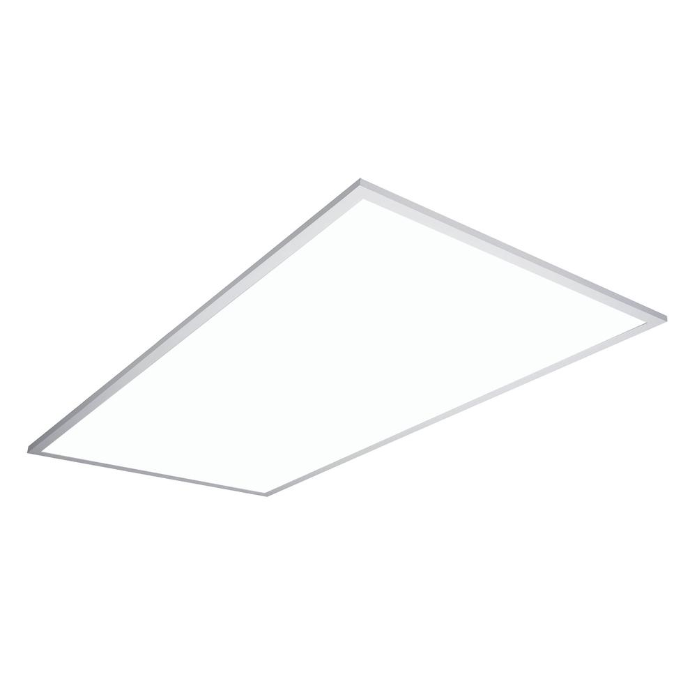 Metalux 2 ft. x 4 ft. White Integrated LED Dimmable Flat Panel Light with Selectable Color Temperature