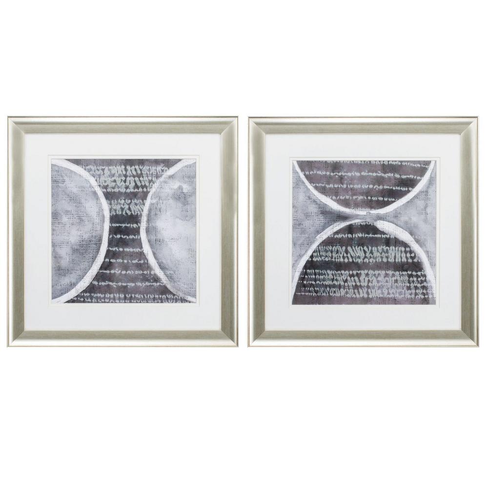 HomeRoots Victoria Brushed Silver Gallery Frame (Set of 2)365255 The