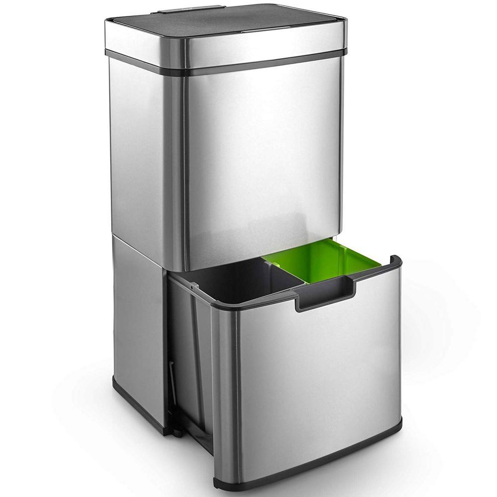 Boyel Living 16 3 Gal Rubbish Pro Recycling Sensor Trash Can For 16 3 Gal Rubbish Pro Recycling Sensor