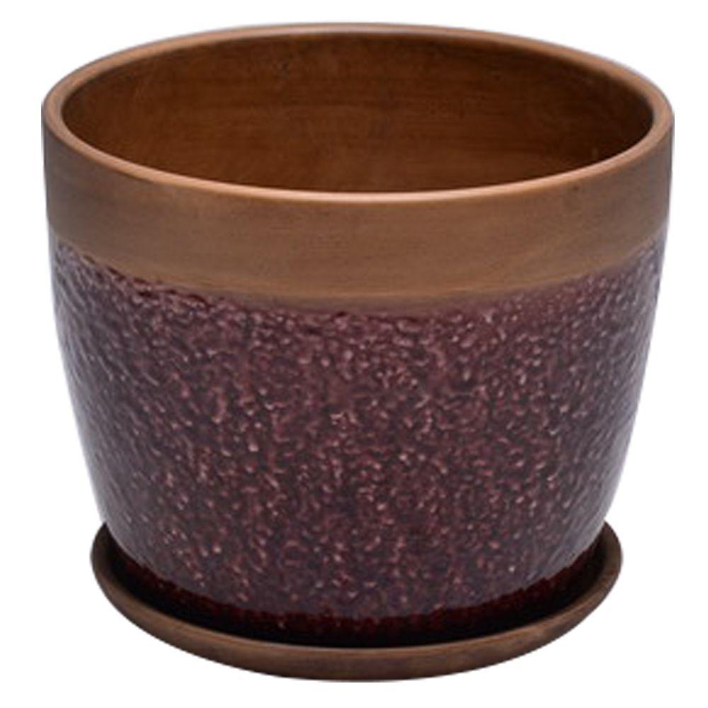 Trendspot 6 in. Dia Ceramic Geode PlanterCR11251S060B