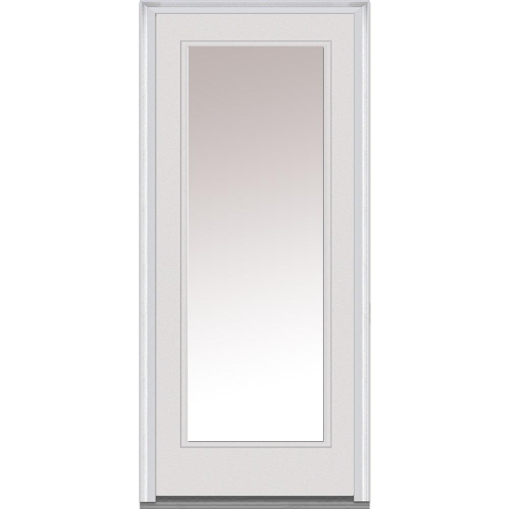 MMI Door 32 In. X 80 In. Classic Right-Hand Inswing Full-Lite Clear ...