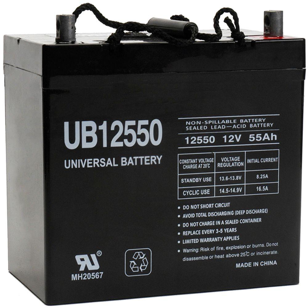 UPG SLA 12Volt 55 Ah Z1 Terminal BatteryUB12550 (Group 22NF) The