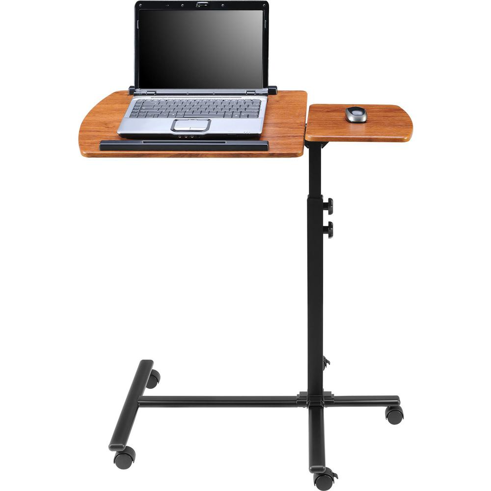 Ameriwood Home Tatum Cherry And Black Computer Desk With