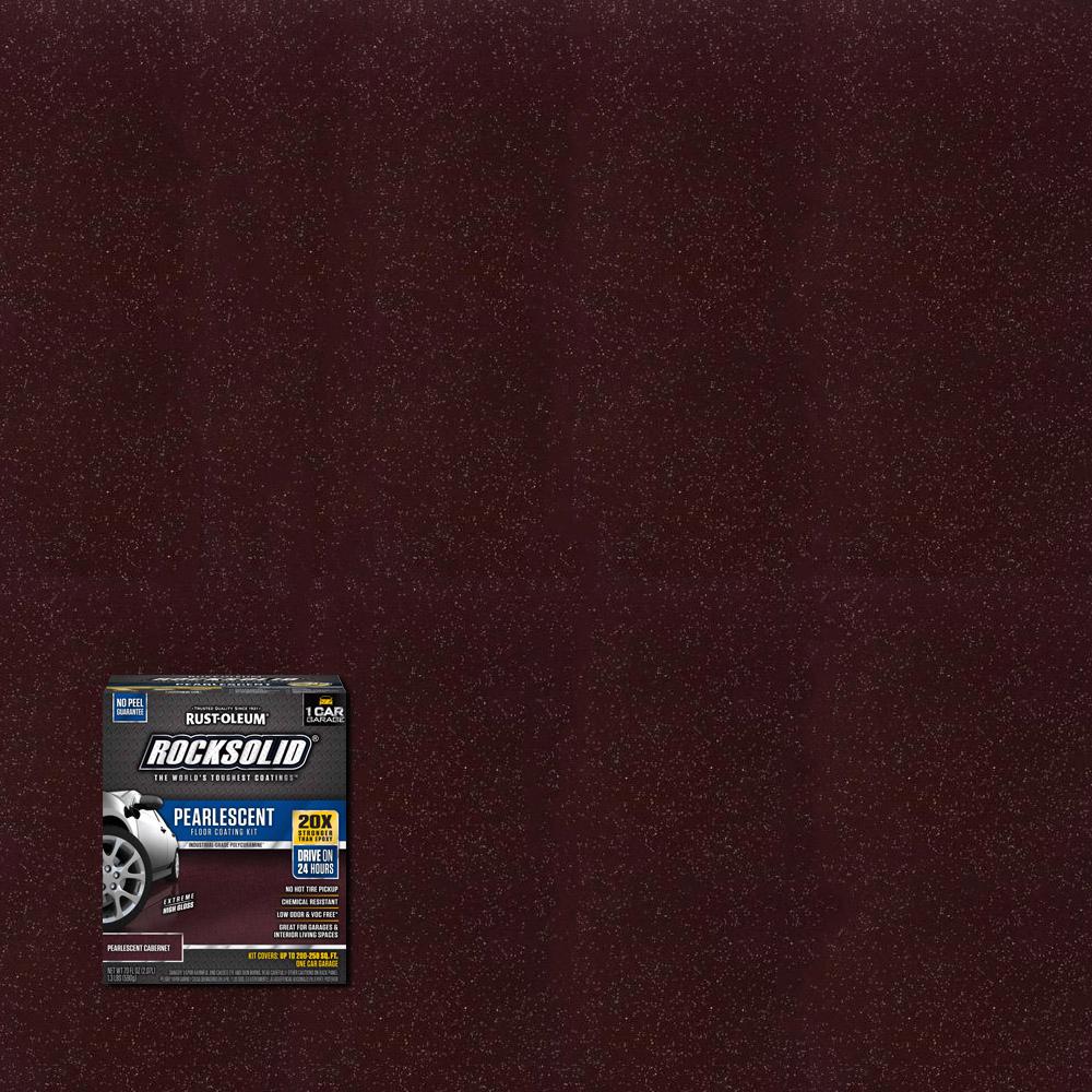 Rust-Oleum RockSolid 76 oz. Pearlescent Cabernet Garage ...