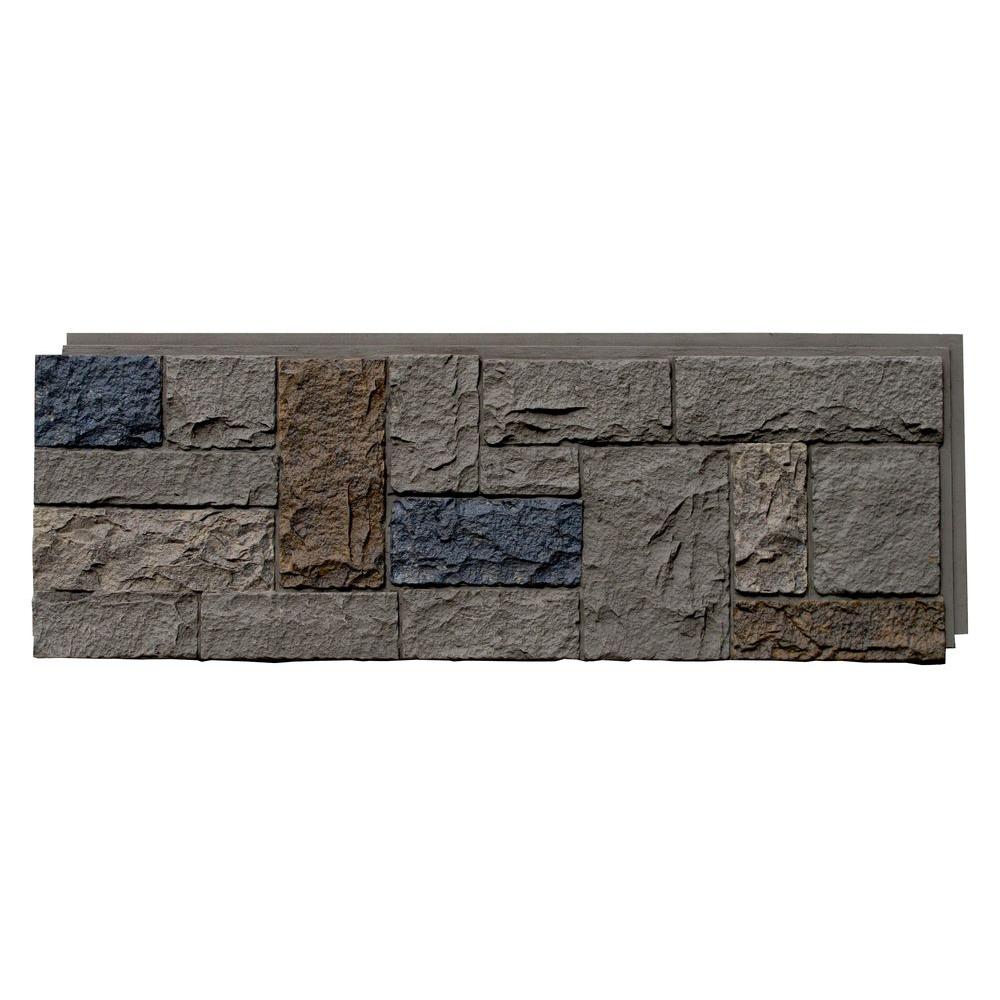 NextStone Castle Rock 43.25 in. x 15.25 in. Faux Stone