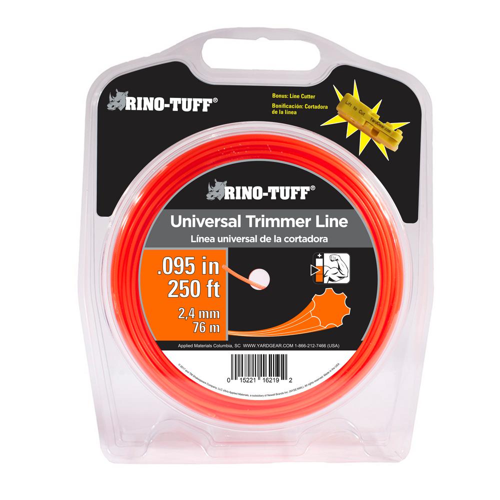 RinoTuff Universal 0.095 in. x 250 ft. Gear Shaped Trimmer Line16219A