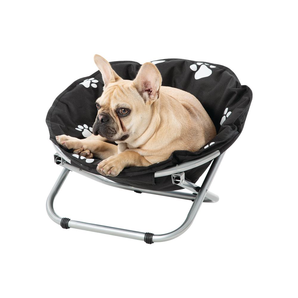 foldable furry pet bed