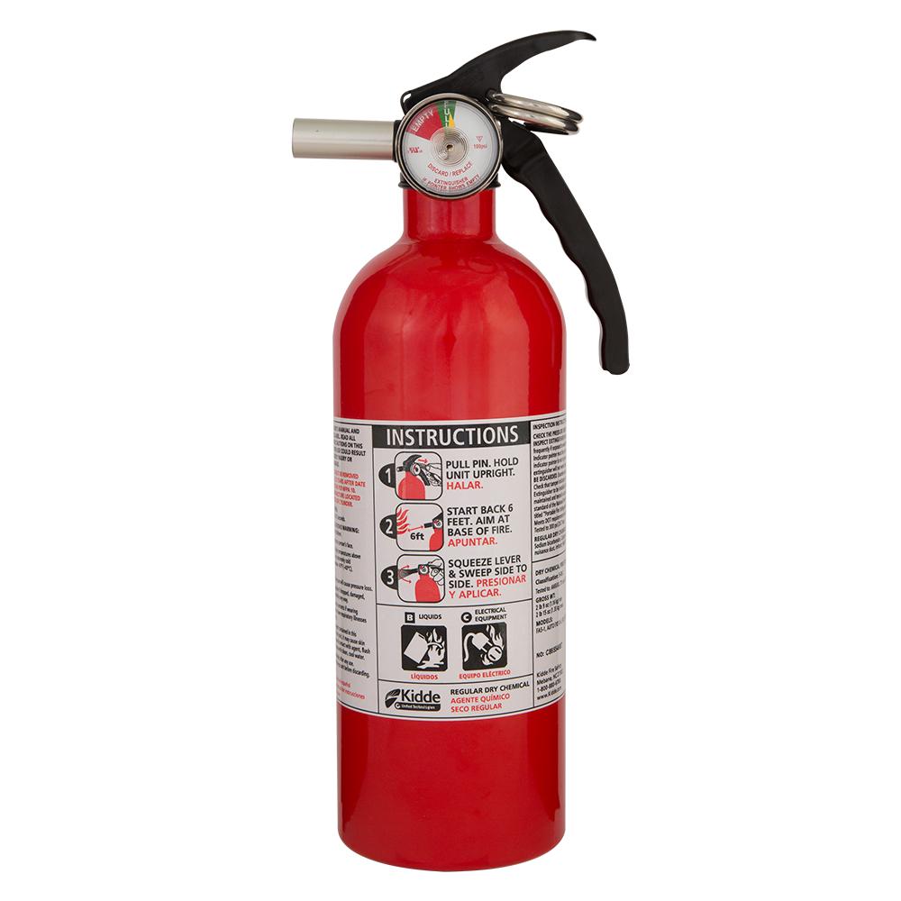 Kidde 5-B:C Rated Disposable Fire Extinguisher-21027413MTL ...