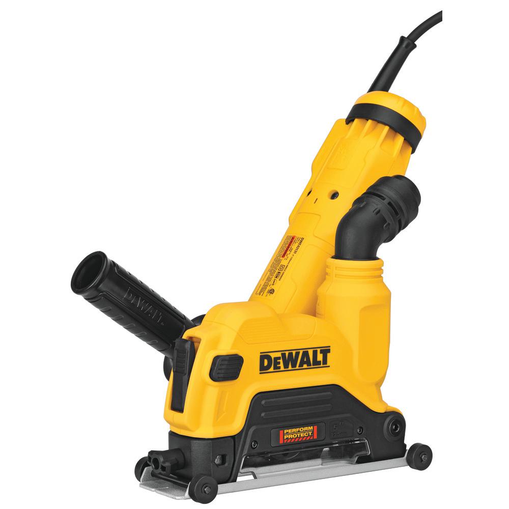 DEWALT 13 Amp Corded 4.5 - 5 in. Angle Grinder Kit with Dust Shroud