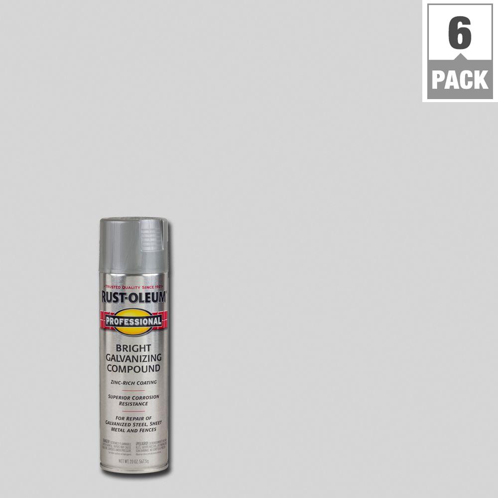 RustOleum Professional 20 oz. Flat Bright Galvanizing Compound Spray