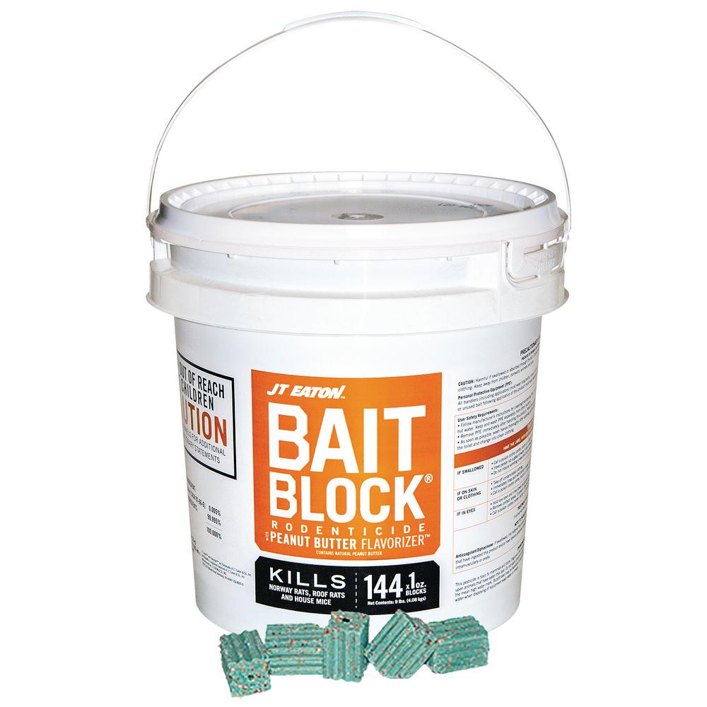 Bait Block Peanut Er Flavor Anticoagulant Rodenticide For Mice And Rats 144 Pack