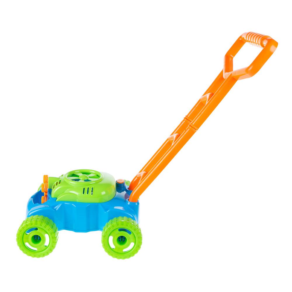 toy lawn mower that blows bubbles