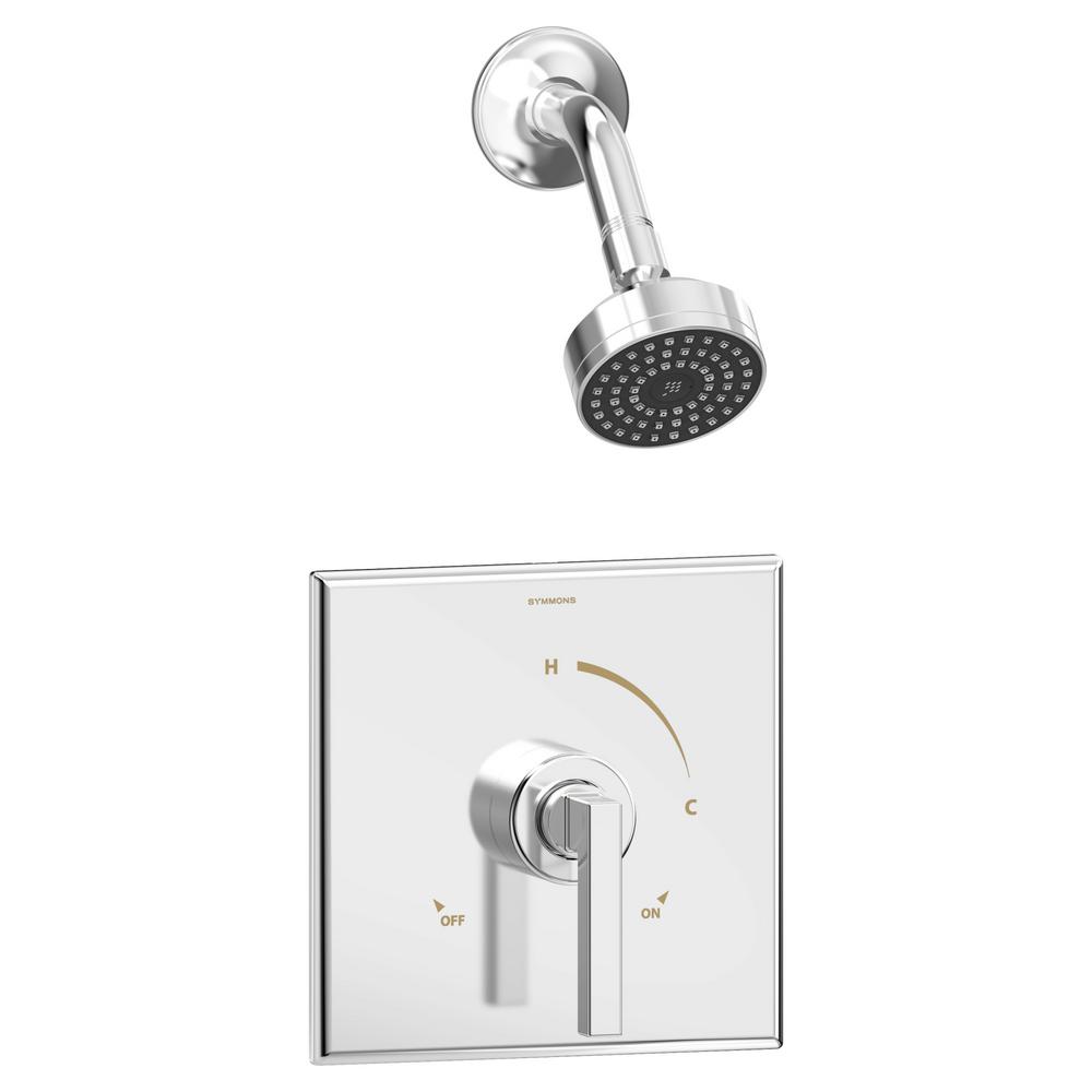 Symmons Duro Single Handle 1Spray Shower Trim in Polished Chrome 1.5