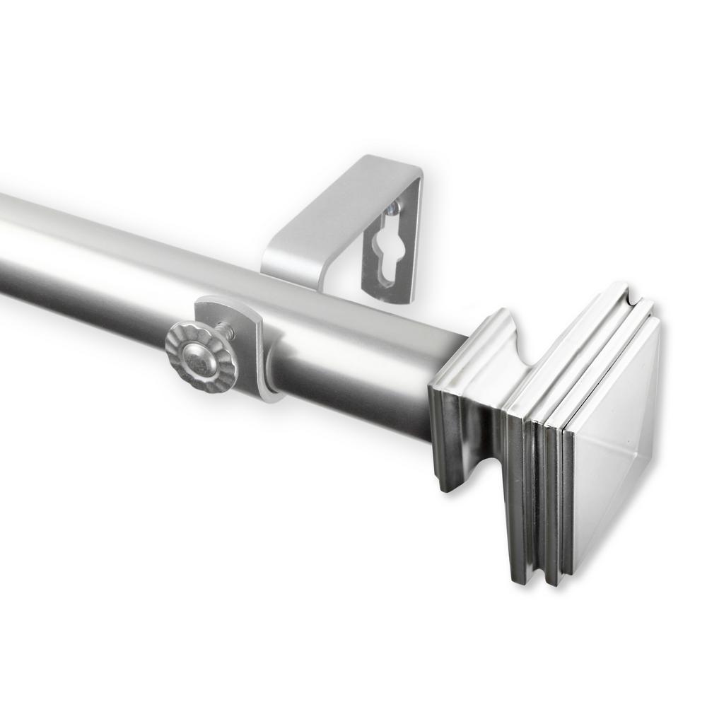 Rod Desyne Bedpost 120 In 170 Curtain Satin Nickel 100 This Review Is From Bedpost 66 In 120 Curtain Rod Satin Nickel