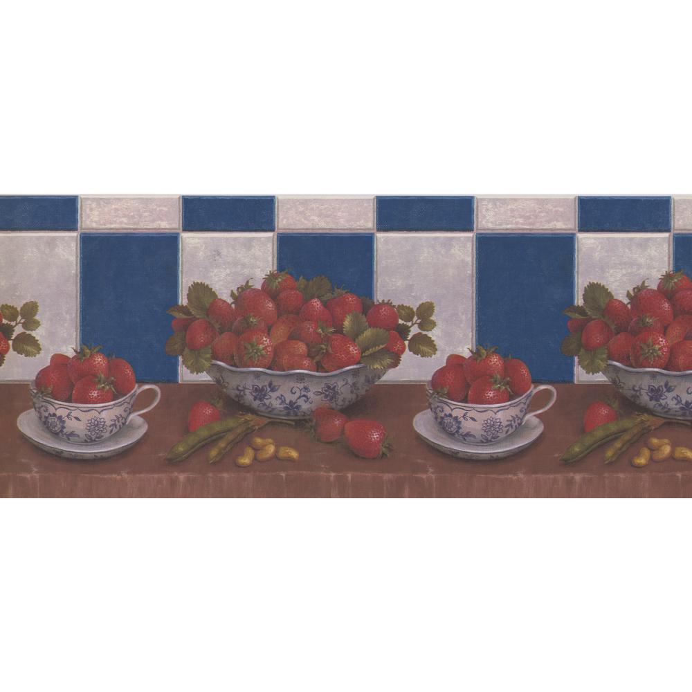 Retro Art Vintage Kitchen Prepasted Wallpaper Border 51492330 - The ...