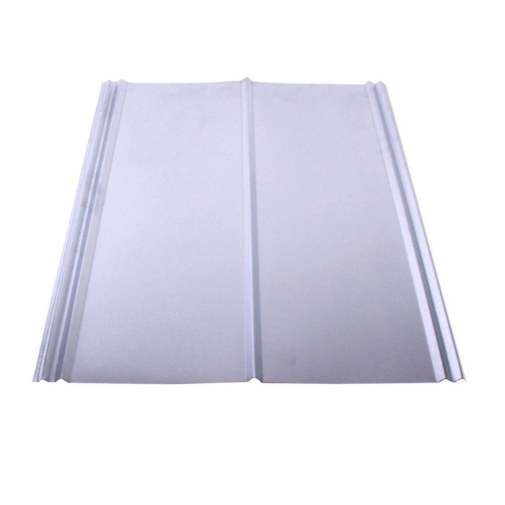 Fabral 26 In. X 8 Ft. Galvanized Steel 5V Crimp Roof Panel-4737001000 ...