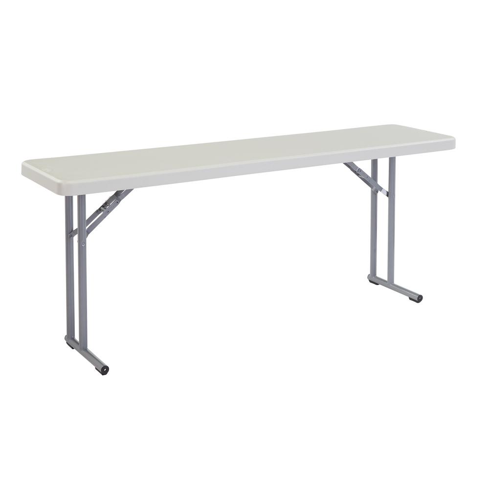 Enduro 48 In Earth Tan Plastic Portable Crawlfish Table Ta48fcf01 Grey Plastic Smooth Surface Folding Seminar Table