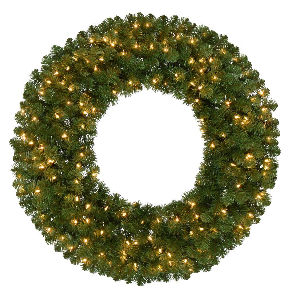 Home Accents Holiday 36 In Pre Lit Artificial Kingston Pre Lit Artificial Kingston Wreath With 350 Tips