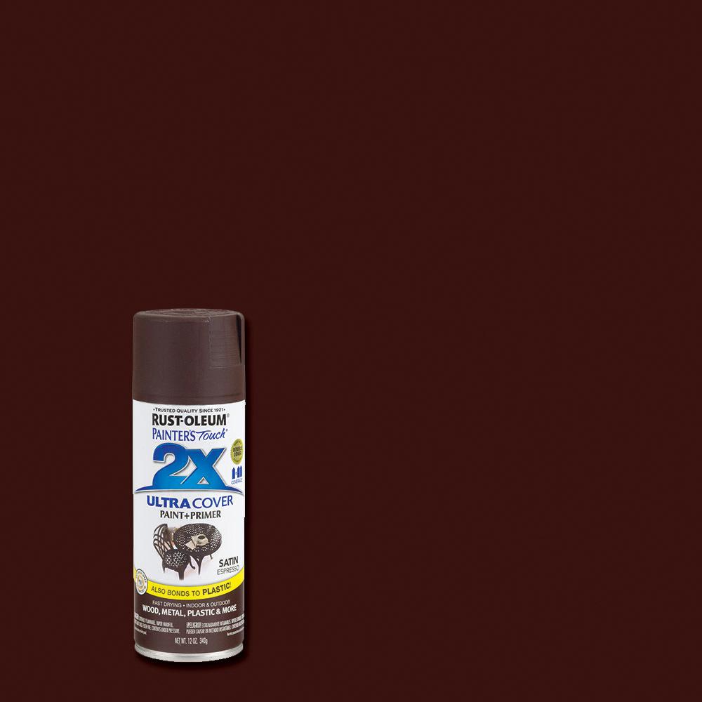 Rust Oleum Painter S Touch 2x 12 Oz Satin Espresso General Purpose Satin Espresso General Purpose Spray Paint
