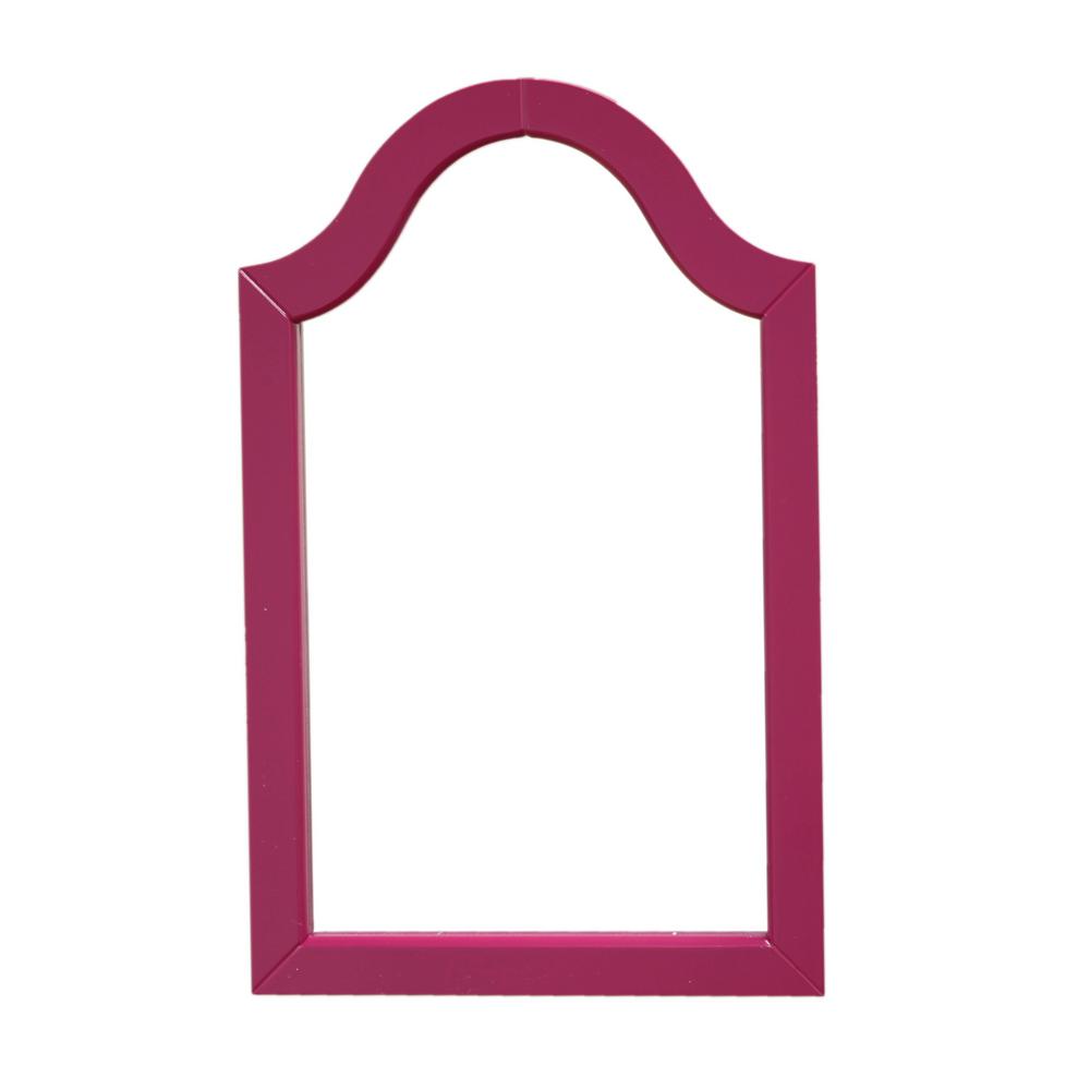 Megahome 24 In H X 15 W Purple Wood Framed Wall Mirror Vio14am W Purple Wood Framed Wall Mirror