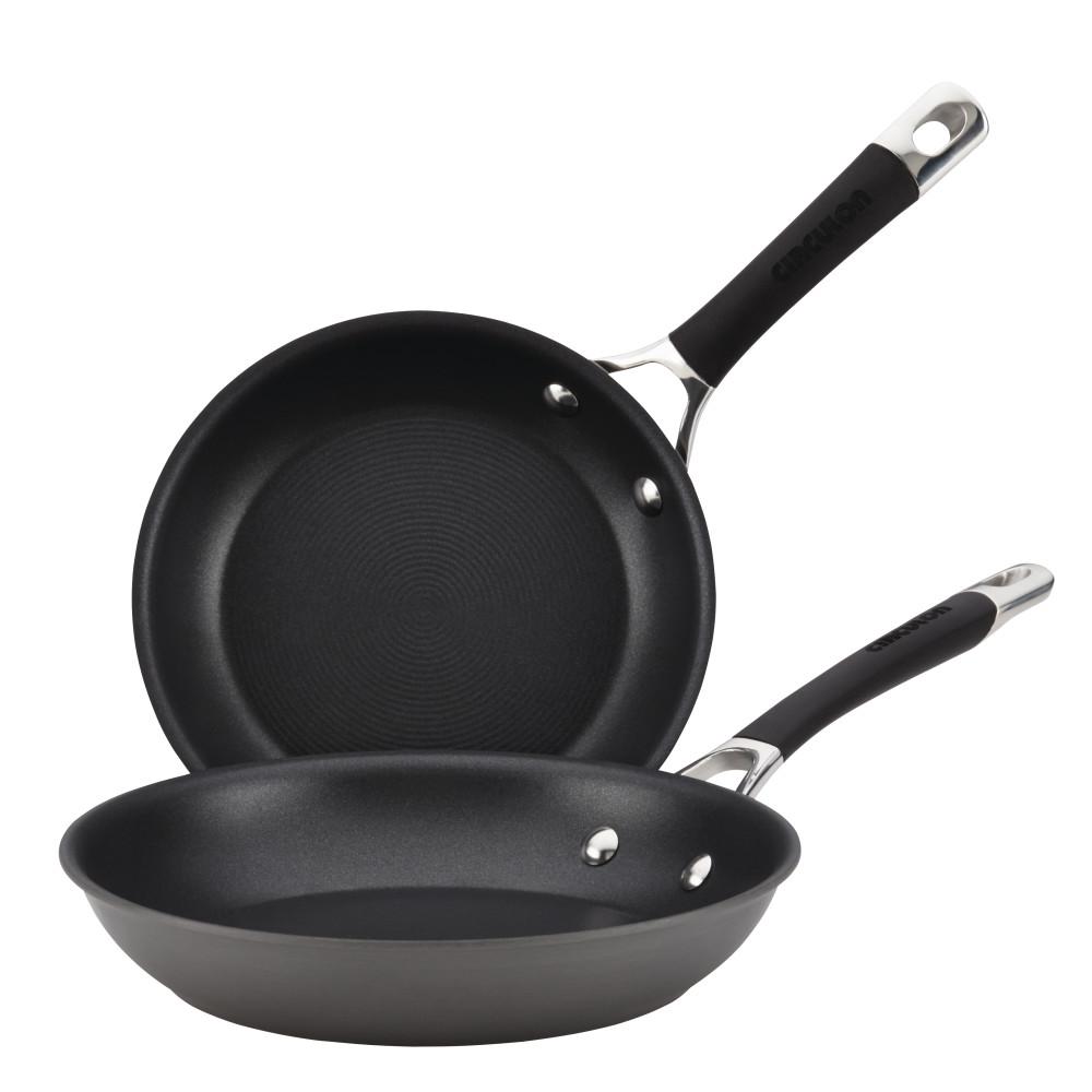 UPC 051153837371 product image for 2-Piece Nonstick Twin Pack French Cookware Set, Gray | upcitemdb.com