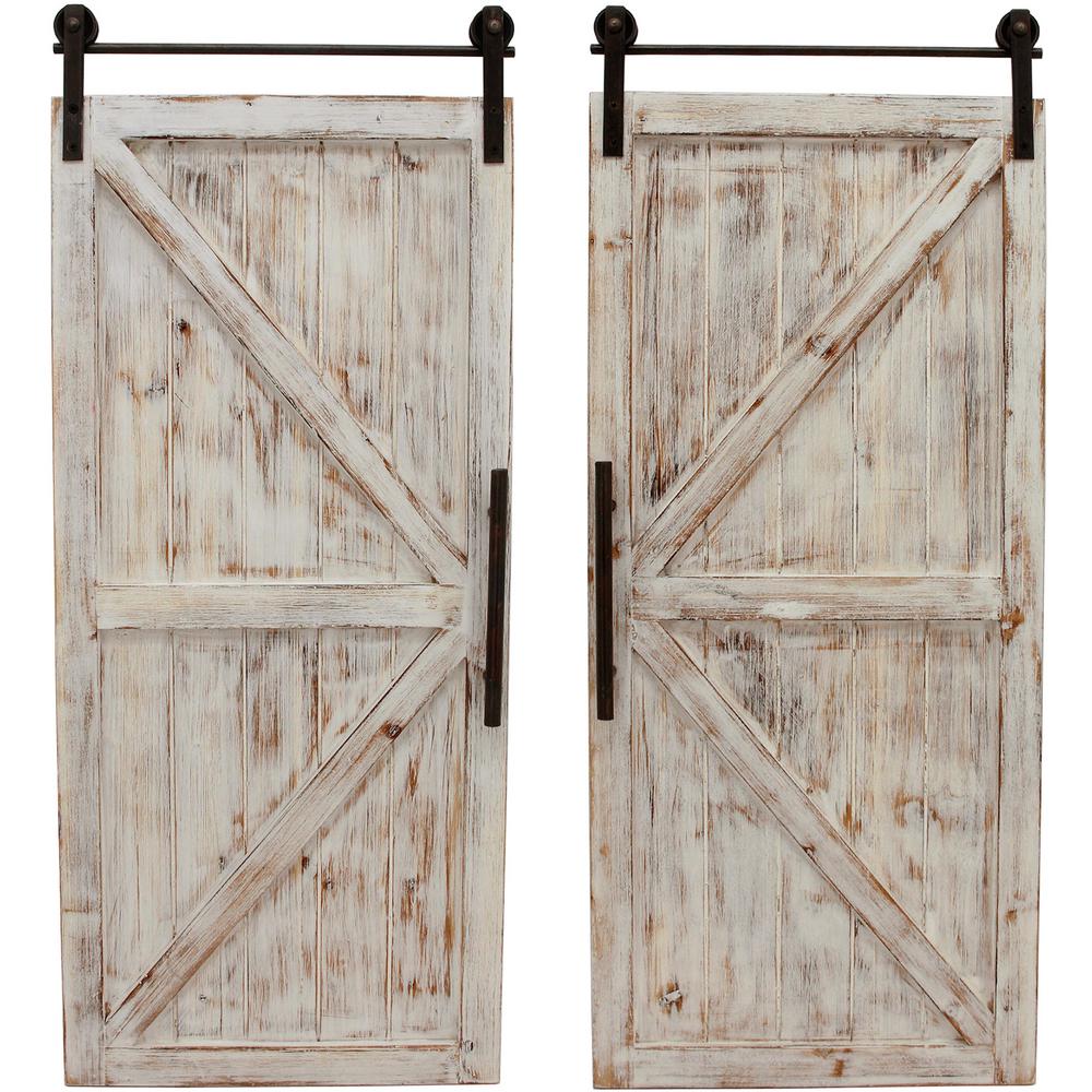 FirsTime & Co. 34 in. x 14 in. Carriage House Barn Door