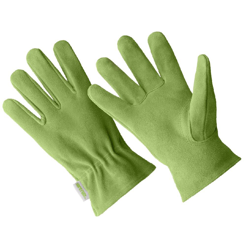 green work gloves