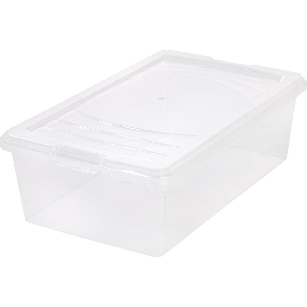 IRIS 6 Qt. Modular Storage Box in Clear (Pack of 10)585010 The Home