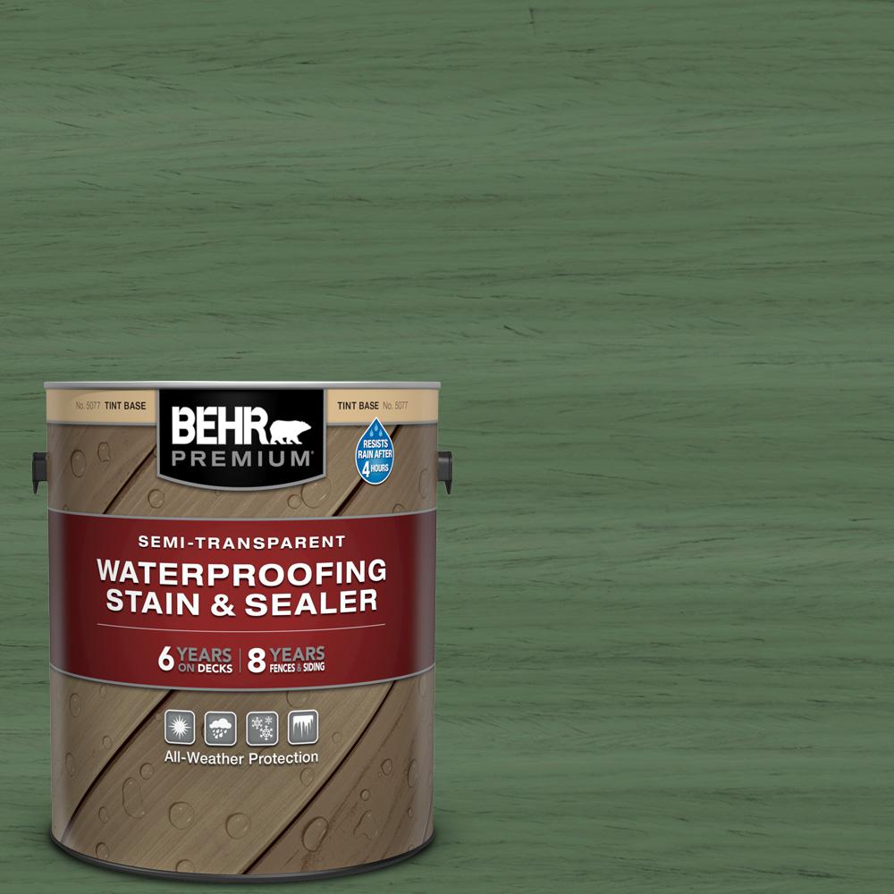 BEHR Premium 1 gal. ST126 Woodland Green Semi