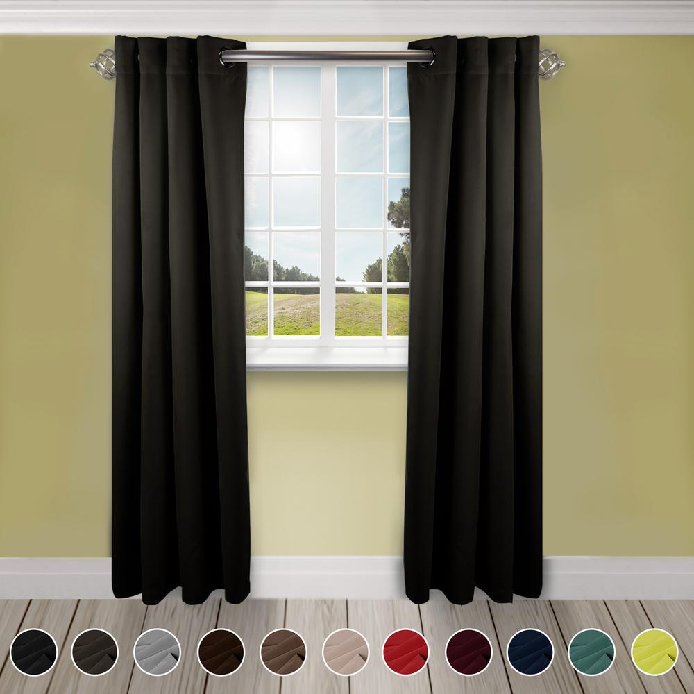 Rod Desyne Heavy Duty Dry 52 In W X 84 H Panel Dark Grey Rod Desyne Heavy Duty Dry 52 In W X 84 H Panel Dark Grey