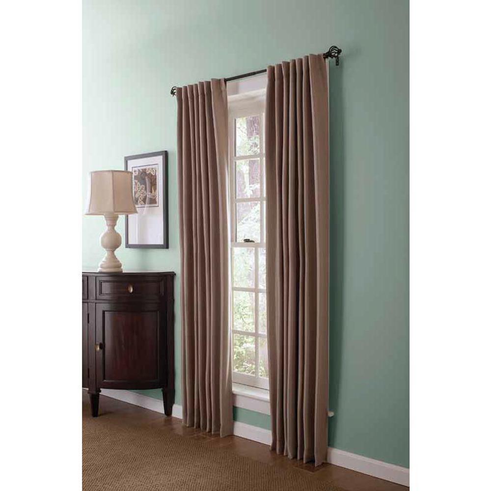 Martha Stewart Living Semi Opaque Brook Trout Faux Silk Room Martha Stewart Living Semi Opaque Brook Trout Faux Silk Room Darkening Back Tab Curtain
