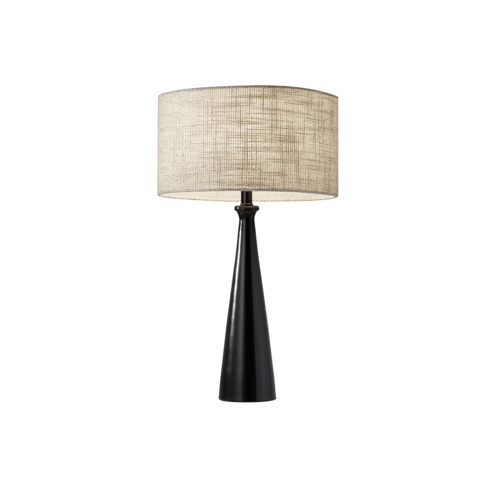 Adesso Linda 21 5 In Black Table Lamp