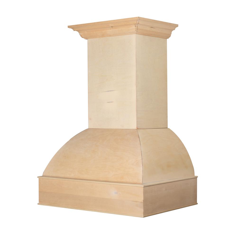 Zline Kitchen And Bath 48 In Wooden Wall Mount Range Hood