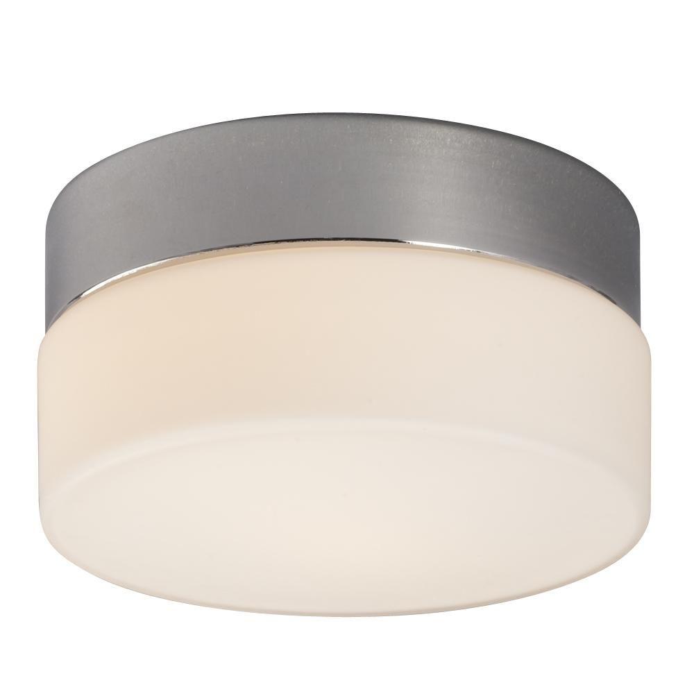 Filament Design Negron 1 Light Chrome Halogen Flush Mount Cli