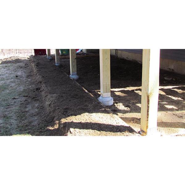 Ez Tube 5 Section Stackable Concrete Pier Footing Eztube5 The Home Depot