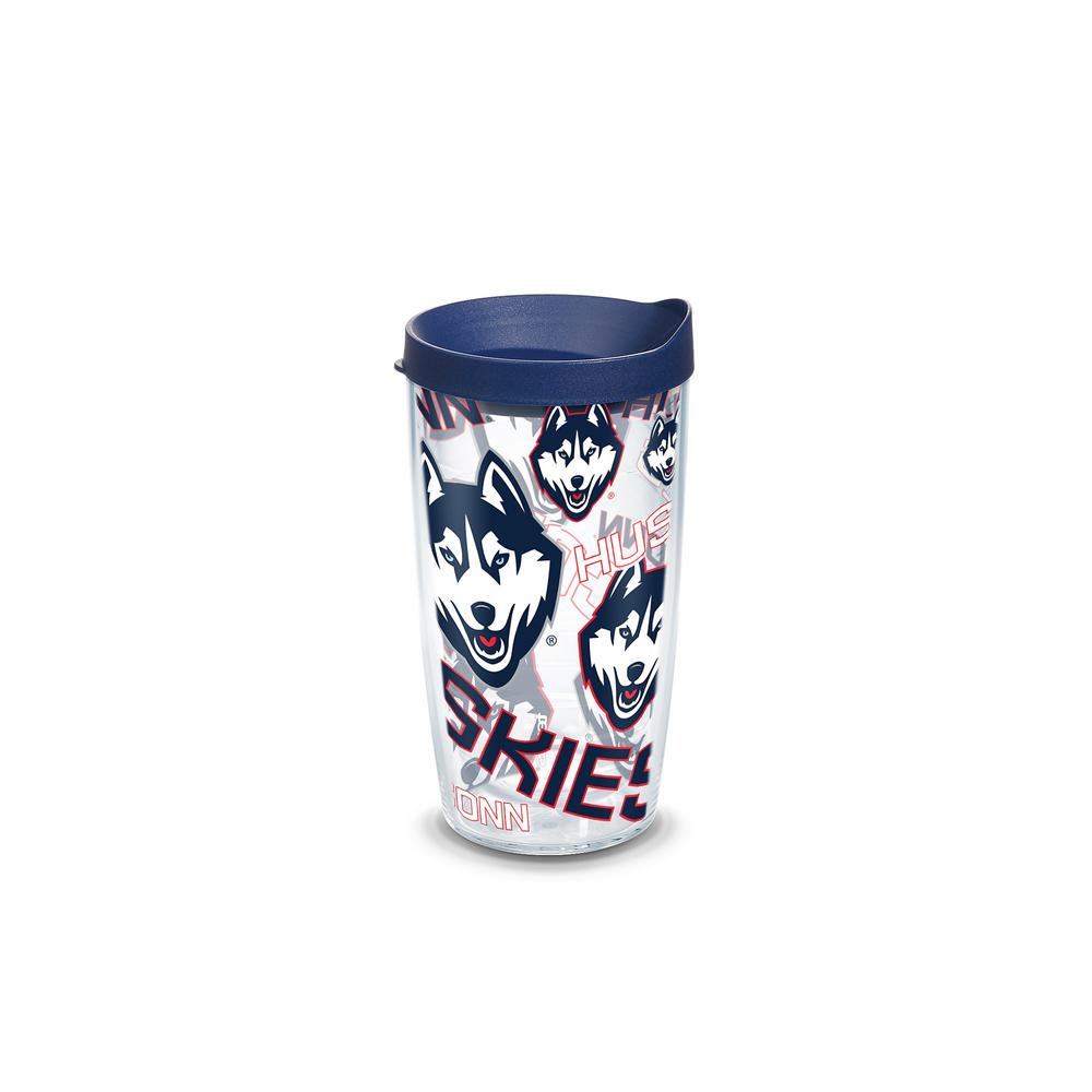 Tervis Unv Of Connecticut All Over 16 Oz Double Walled Insulated Tervis Unv Of Connecticut All Over 16 Oz Double Walled Insulated Tumbler With Travel Lid 1271107 The Home Depot