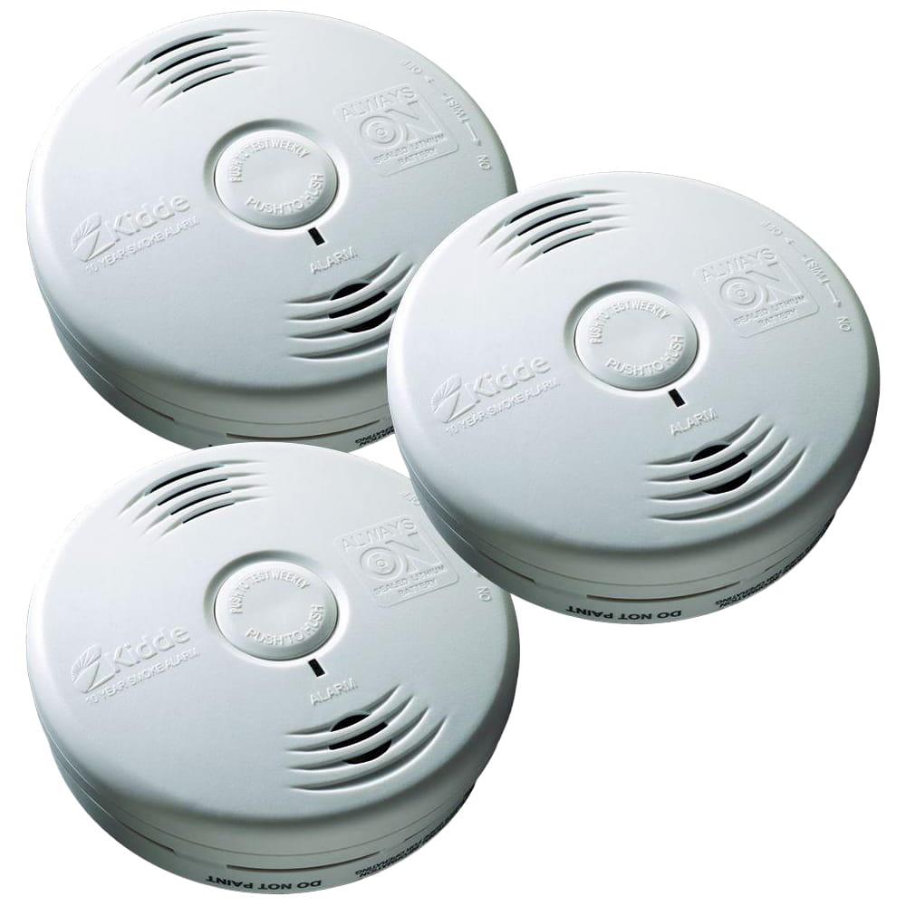 Kidde 10Year Worry Free Sealed Battery Smoke Detector with Voice Alarm