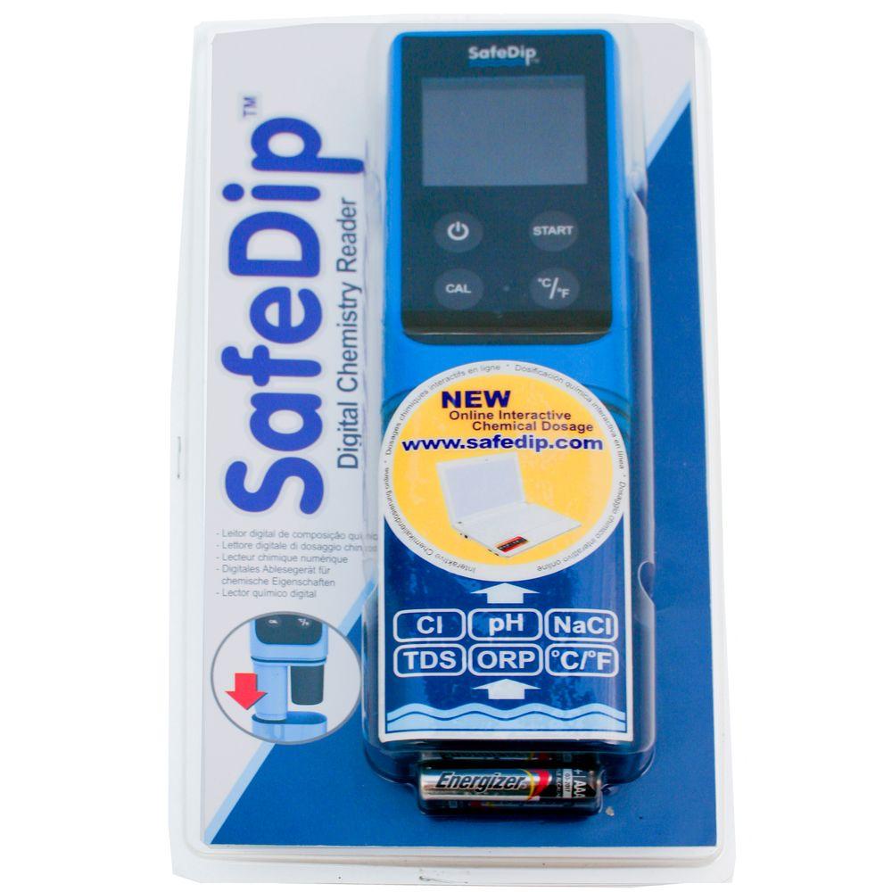 ELECTRONIC POOL SPA WATER TESTER Digital Chemistry Reader Large LCD