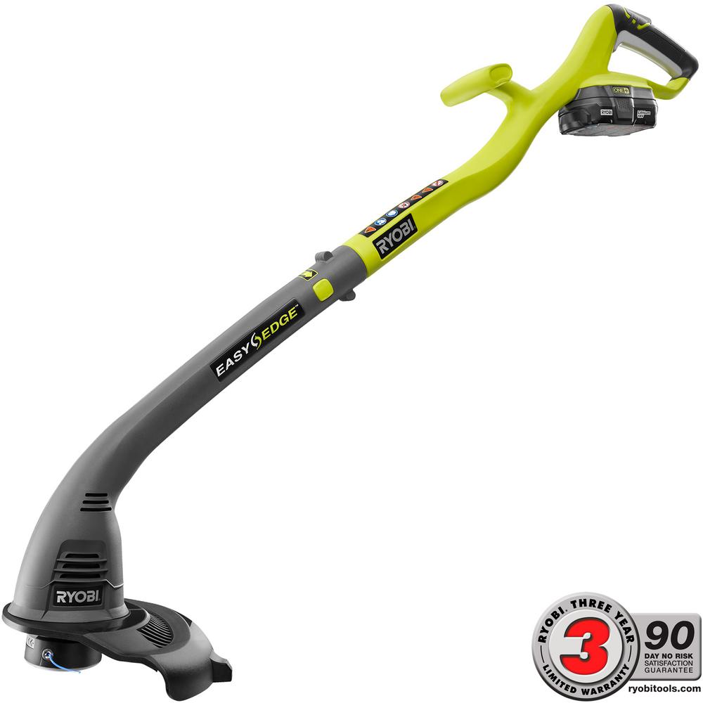 Ryobi 40-Volt Lithium-Ion Cordless String Trimmer/Edger - 2.6 Ah ...