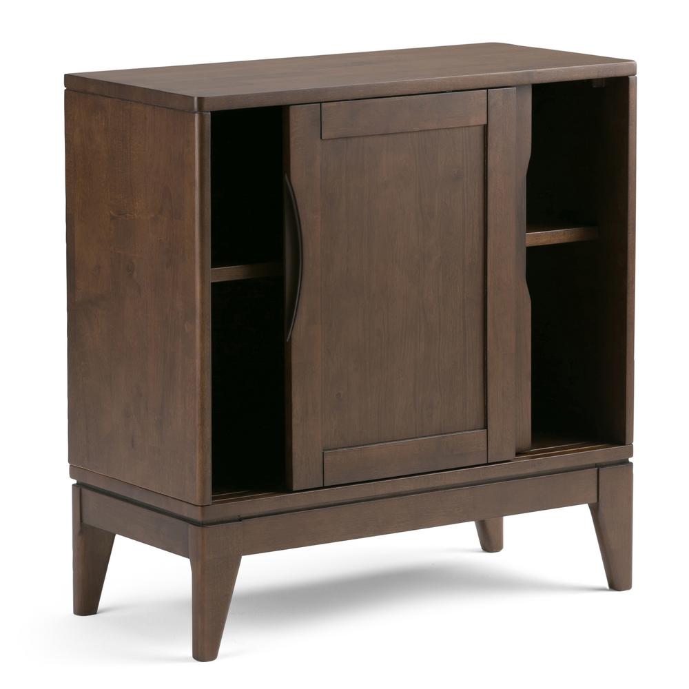 Simpli Home Harper Solid Hardwood 30 In Wide Mid Century Modern
