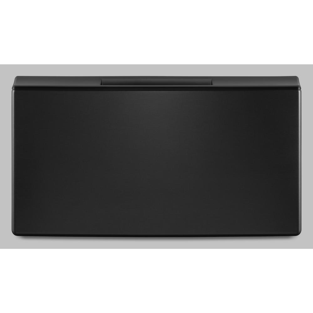 Whirlpool 15 5 In Black Shadow Laundry Pedestal With Storage
