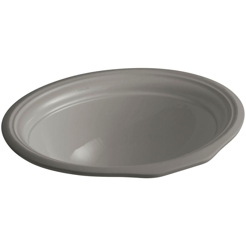 Kohler Devonshire Vitreous China Undermount Bathroom Sink In Cashmere With Overflow Drain