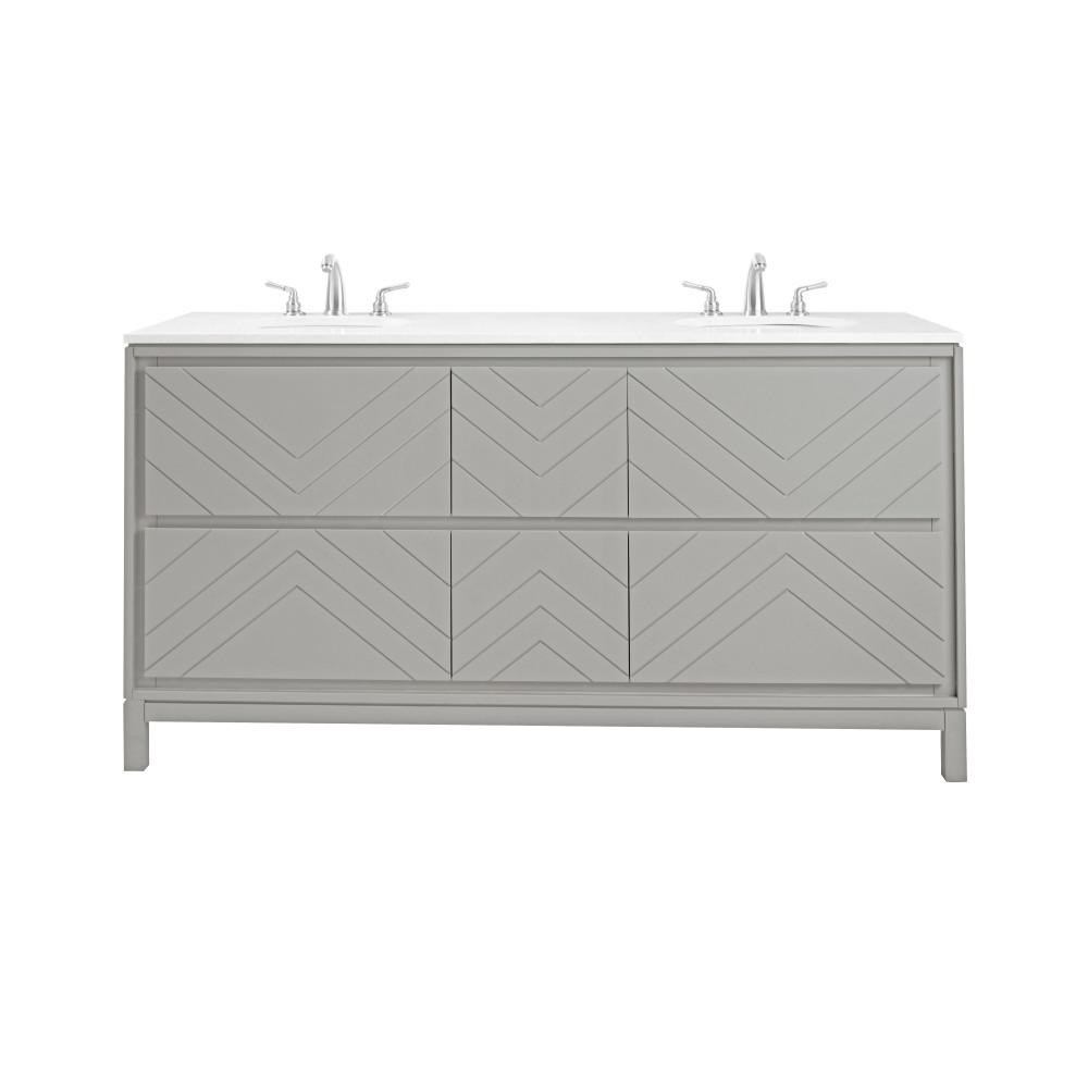  Home  Decorators  Collection  Clemente 67 in W Double Vanity  