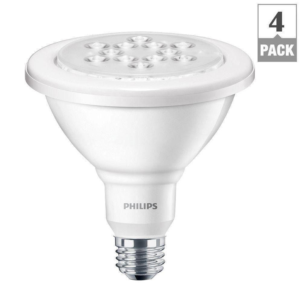 Philips 90W Equivalent Bright White (3000K) PAR38 WetRated Outdoor and