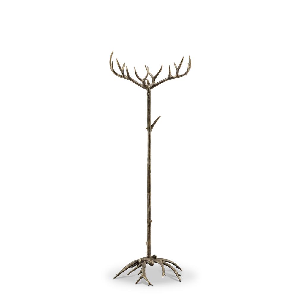 bronze coat rack