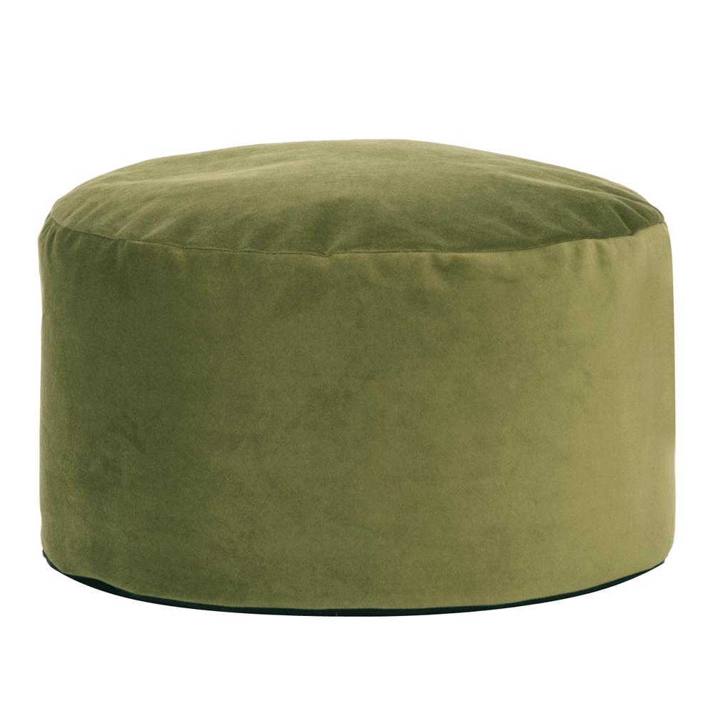 Foot Pouf Bella Moss Green Ottoman 871221 The Home Depot