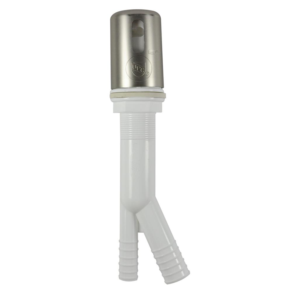 Dishwasher Air Gaps Faucet Parts Repair The Home Depot O D Air Gap In Brushed Nickel