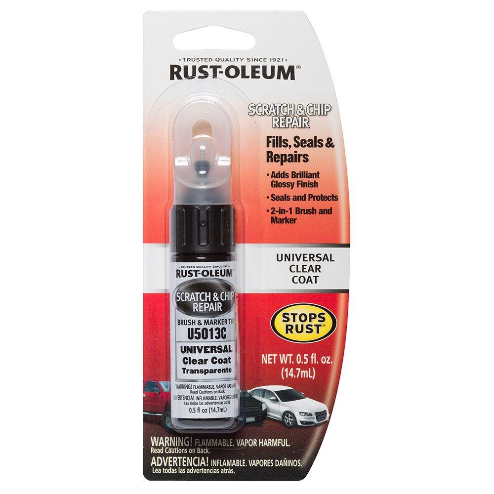 Rust Oleum Automotive 05 Oz Universal Clear Scratch Chip Repair Marker