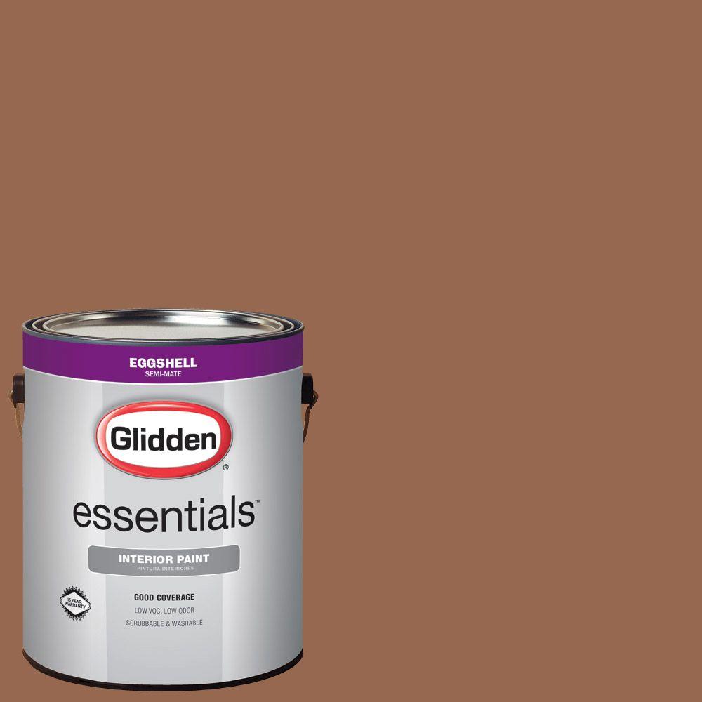 Glidden Essentials 1 gal. #HDGO26U Artist's Copper Eggshell Interior ...