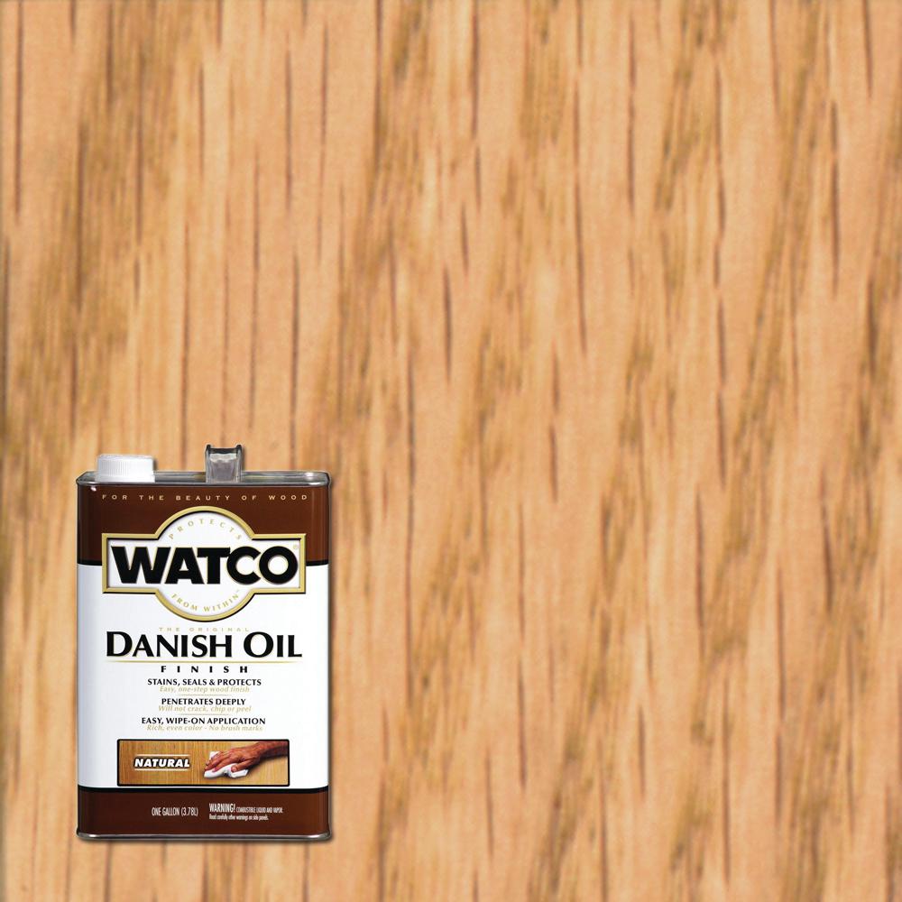 Watco 1 gal. Natural Danish Oil-65731 - The Home Depot